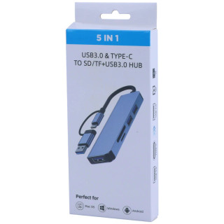 هاب 5 پورت Type-C / USB 3.0