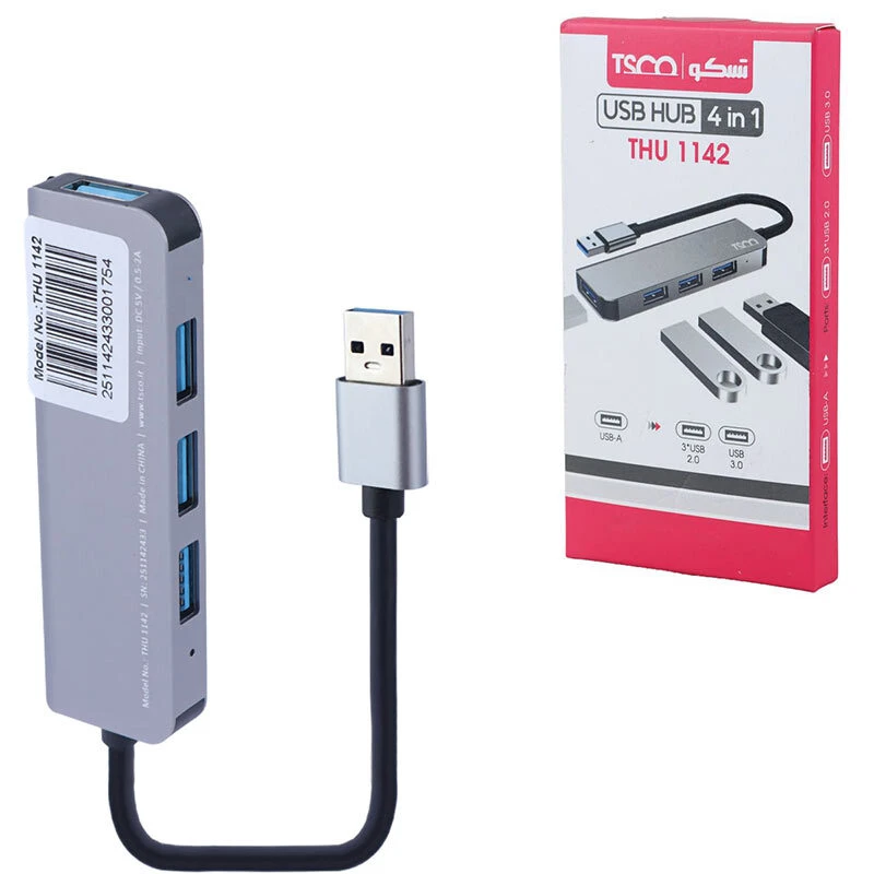 هاب 4 پورت USB تسکو THU 1142